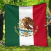 Mexico Flag Premium Quilt A6  Quilt